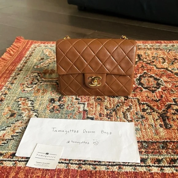 Chanel Classic Vintage Mini Square Flap Bag - Picture 3 of 10